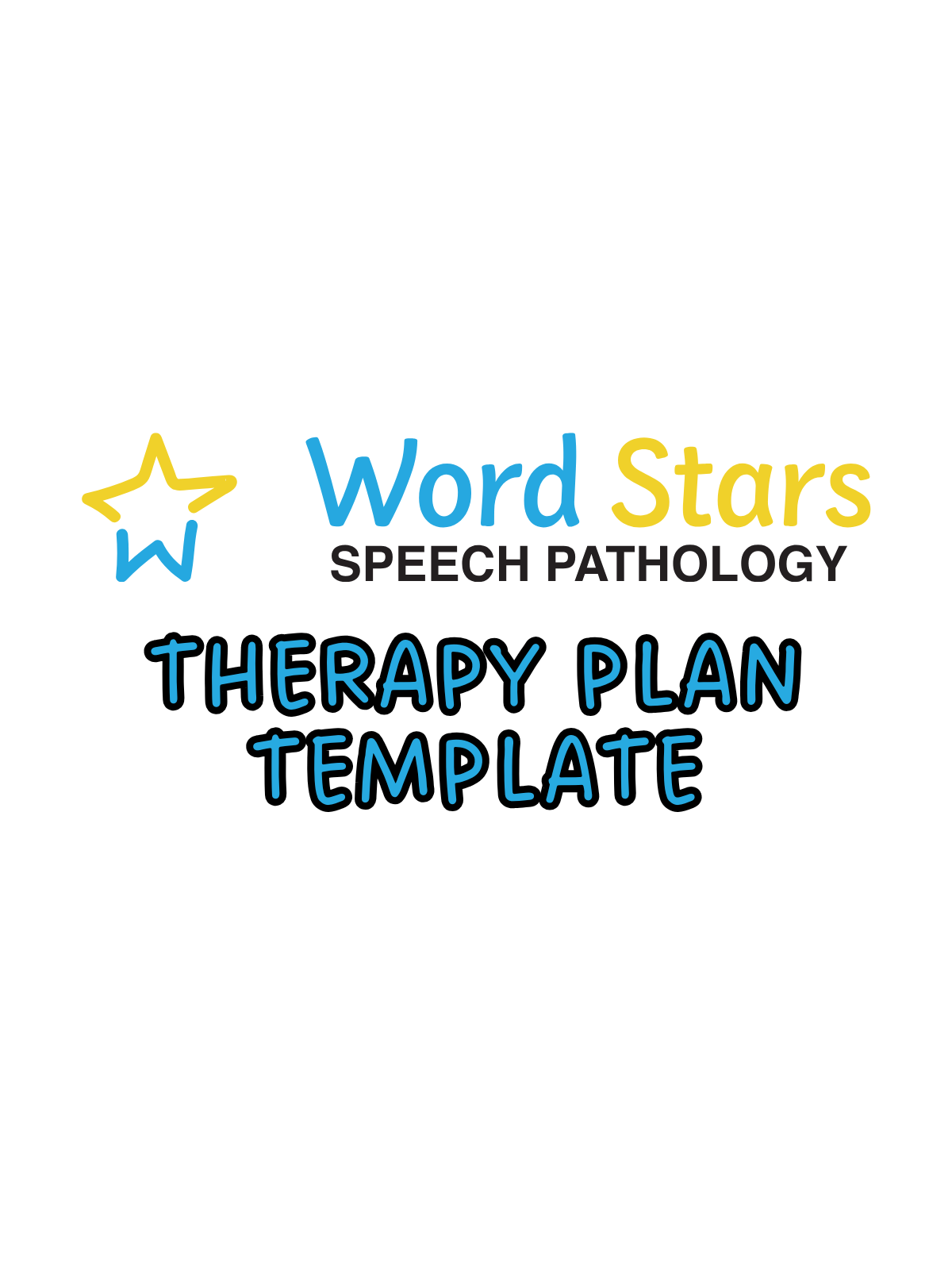 Therapy Plan Template